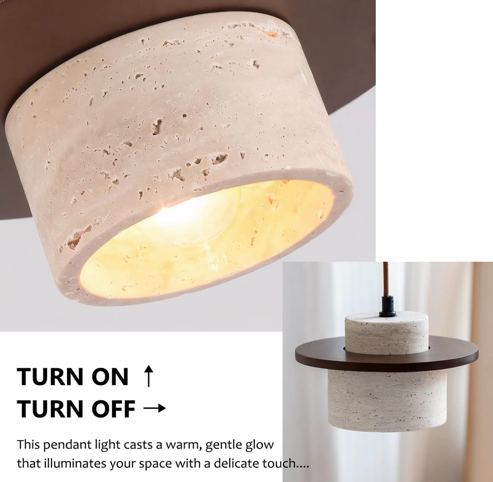 Modern Stone Pendant Light