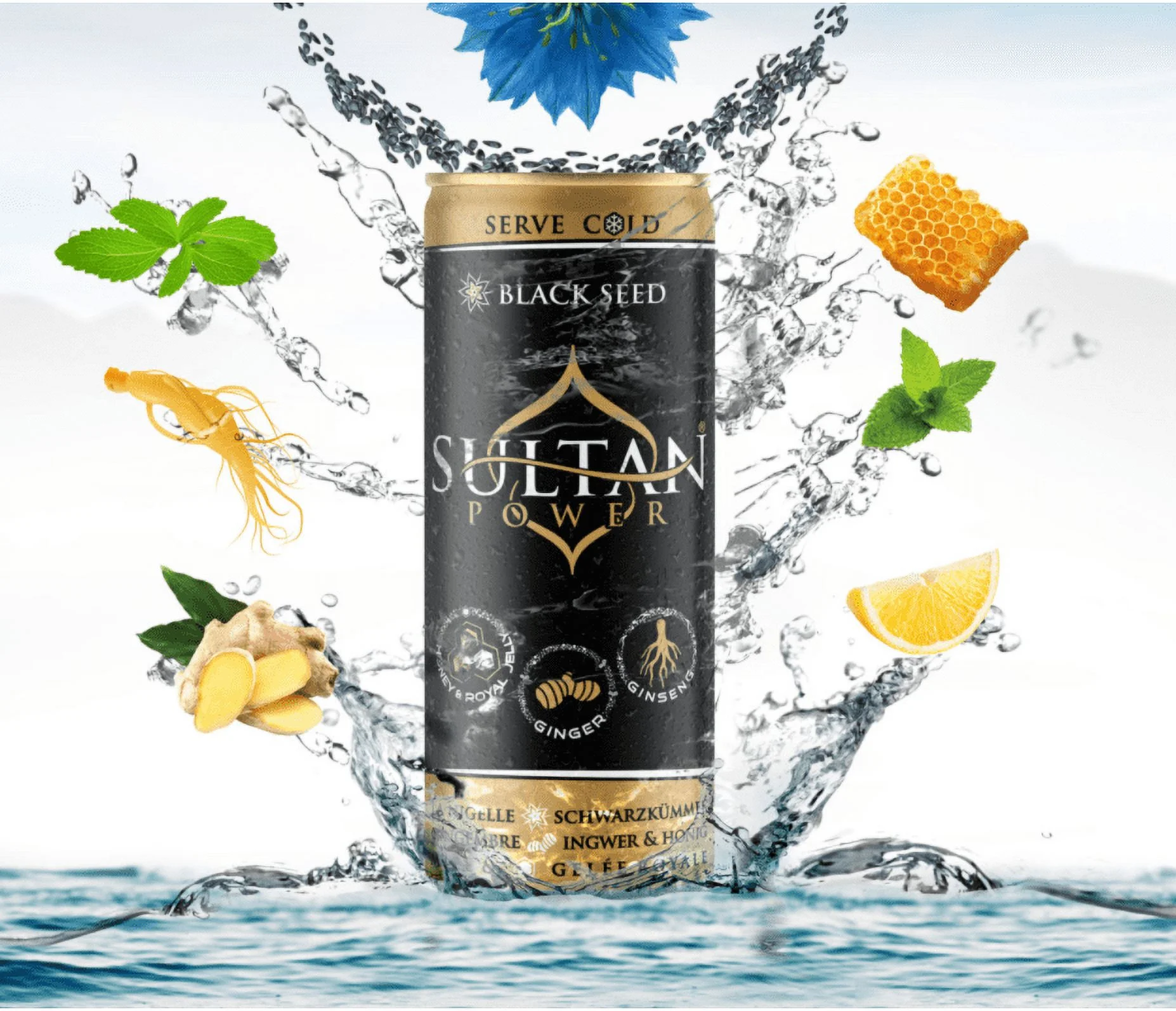 Sultan Power Black Seed Energy Drink