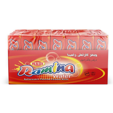 Nadi Ramina Wafer Butterscotch Flavored Caramel Wafer