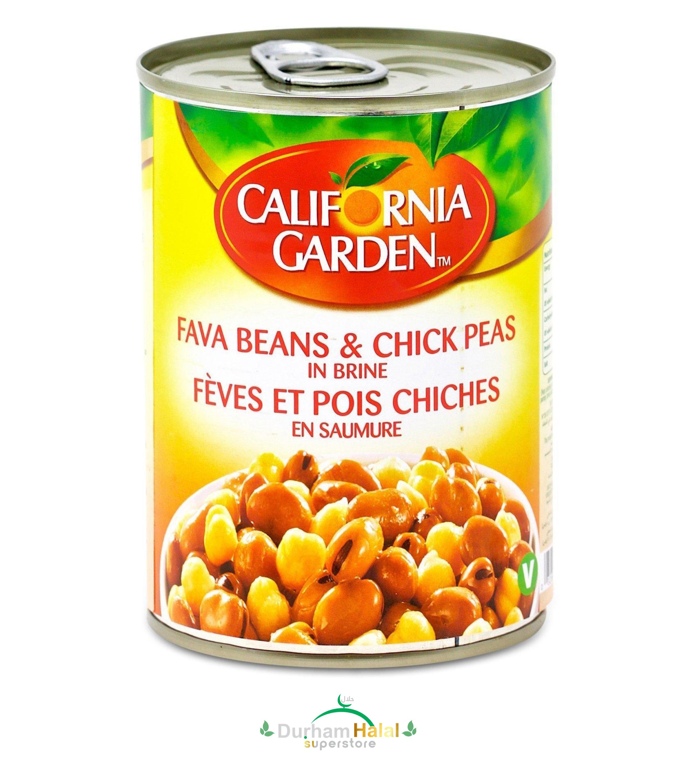 California Garden Fava Beans & Chick Peas in Brine