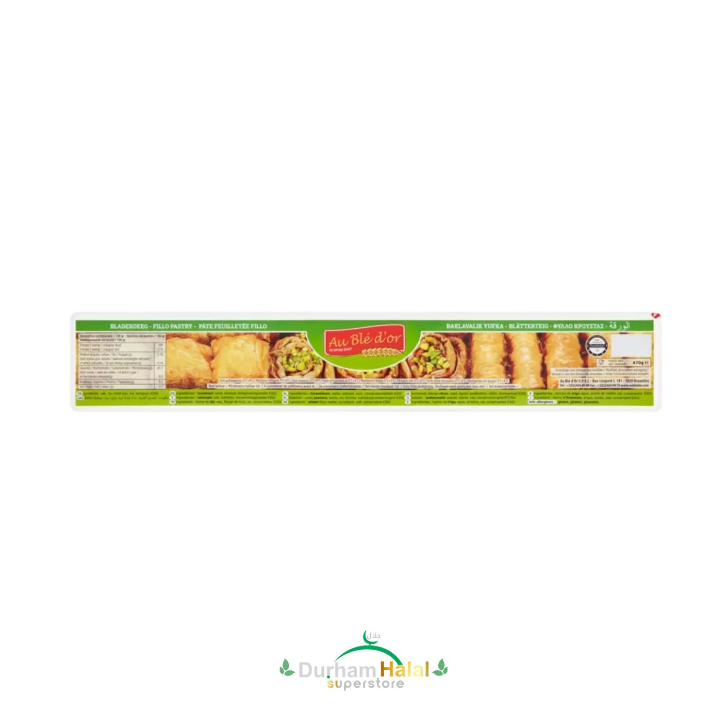 Au Blé d'Or Fillo Pastry Sheets