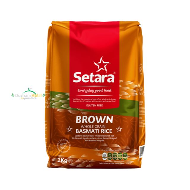Setara Brown Whole Grain Basmati Rice 2kg