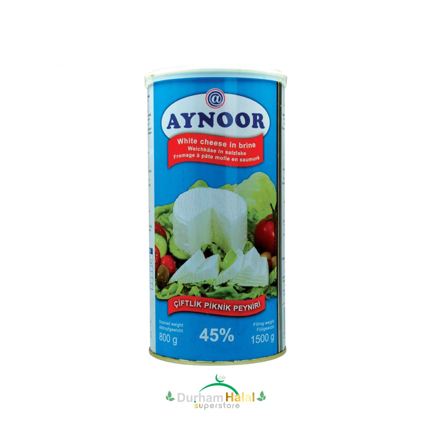 Aynoor White Cheese in Brine 1500g