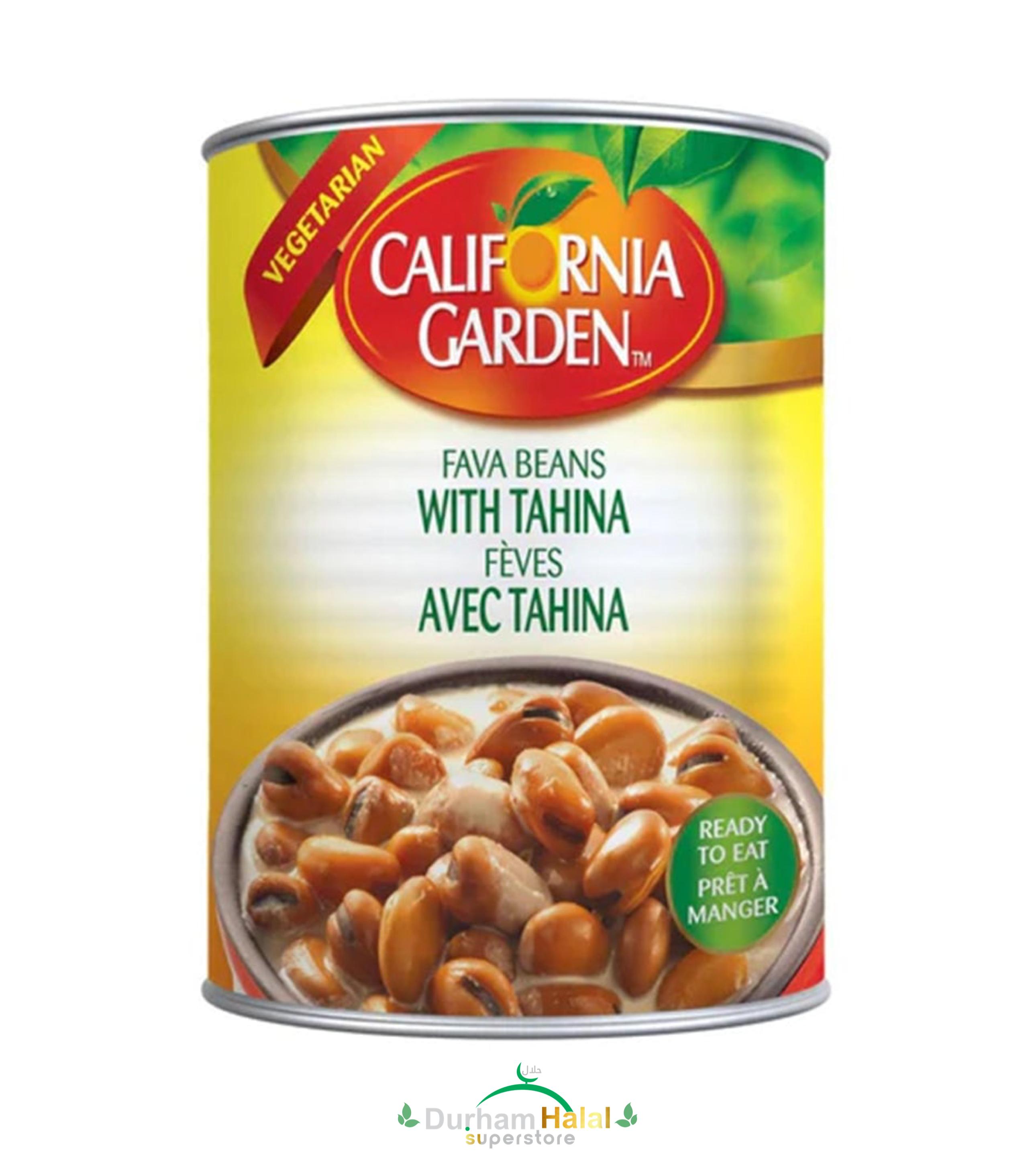 California Garden Fava Beans with Tahina