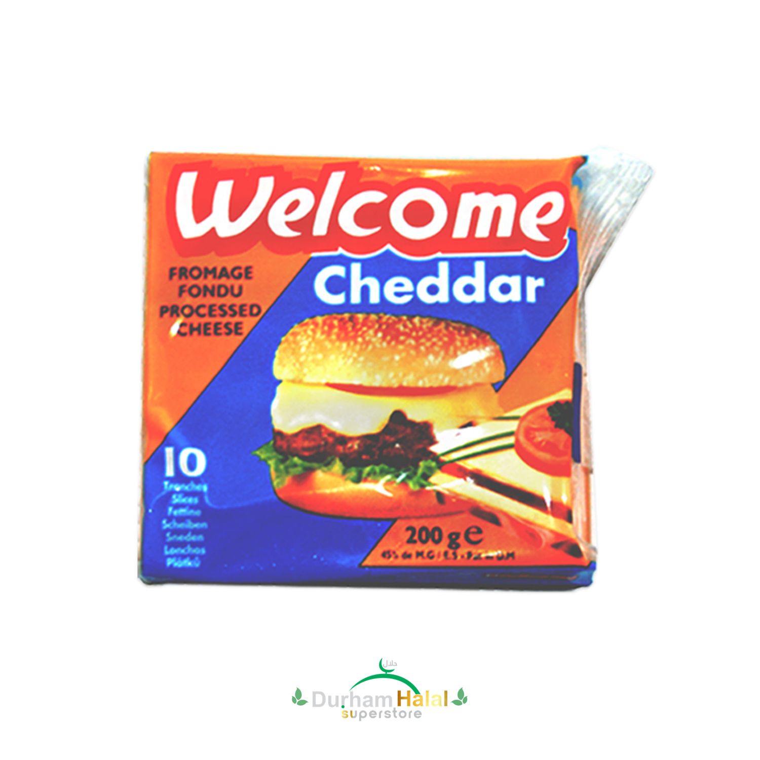 Welcome Cheddar Processed Cheese Slices