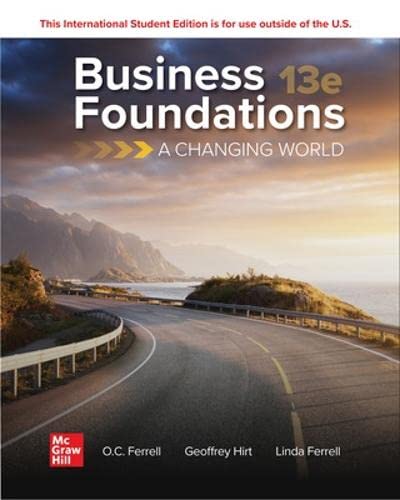 ISE Business Foundations: A Changing World Paperback