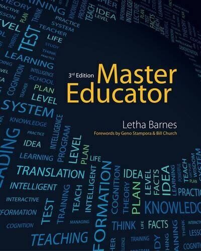 Master Educator 3rd Edition 