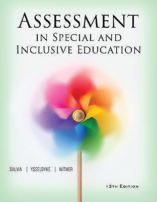 Assessment in Special and Inclusive Education 13th Edition 
