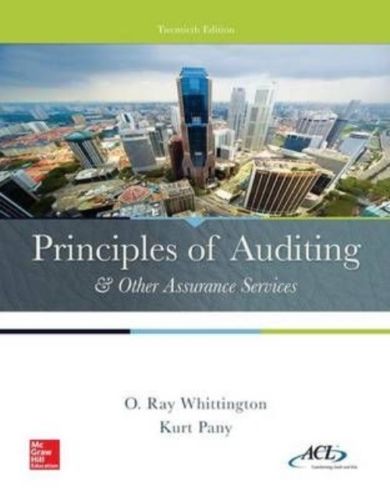 principles of auditing and other assurance services 12 th edition