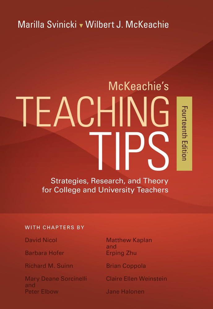 McKeachie's Teaching Tips 14th Edition