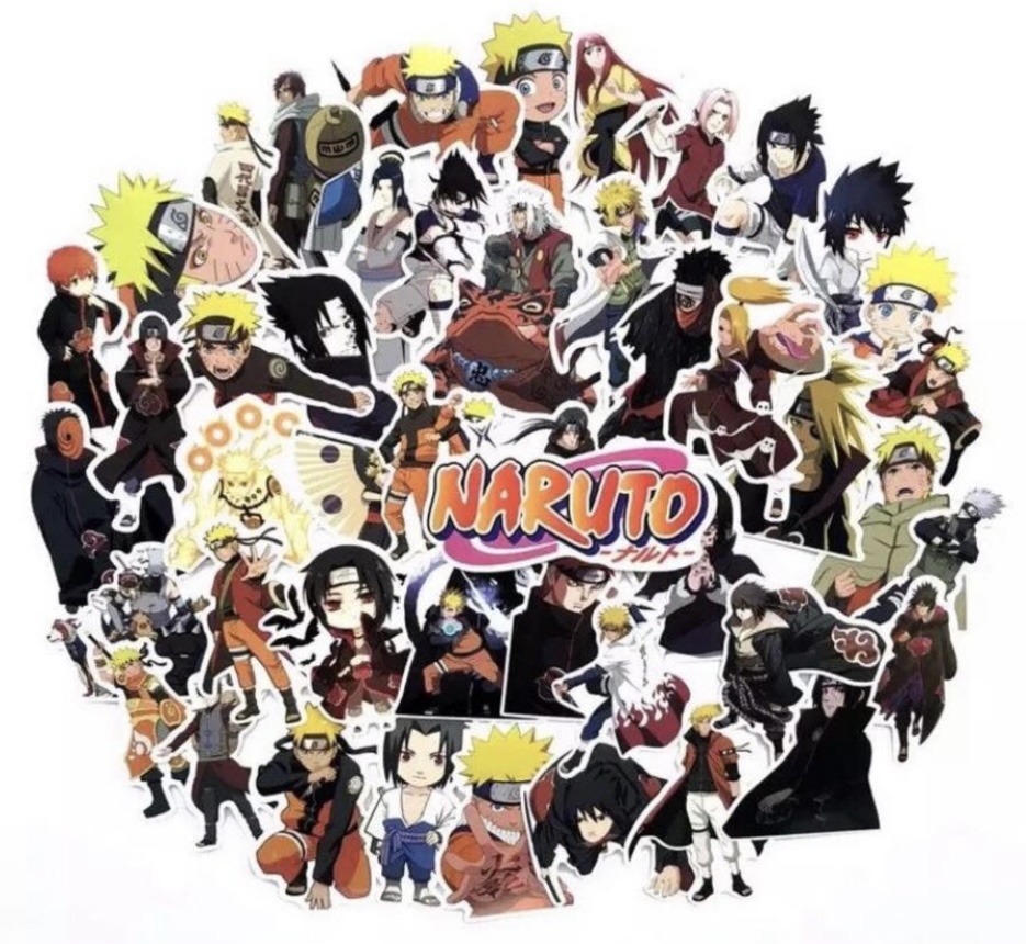 Naruto stickers (10 pcs)