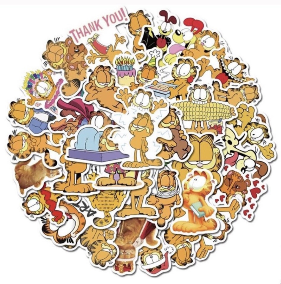 garfield Stickers (10 pcs)