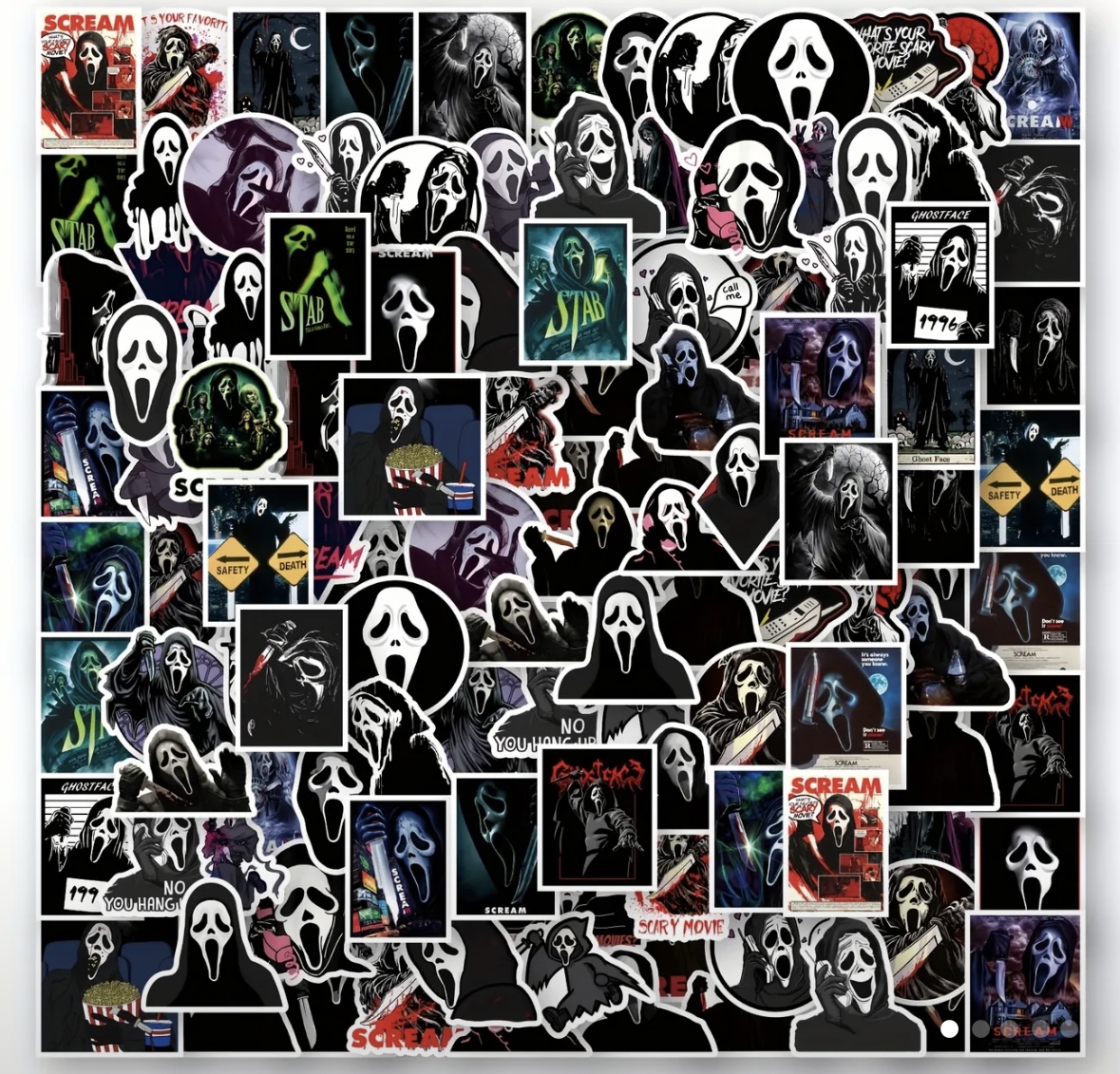 scream Stickers (10 pcs)