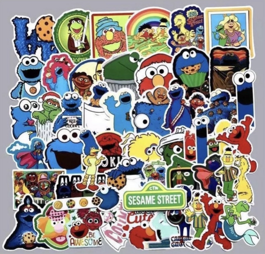 sesame street (10 pcs)