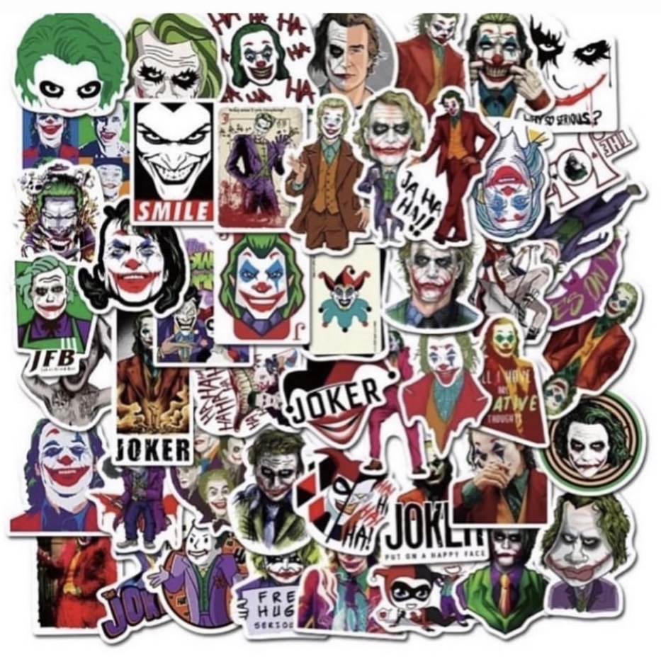 The joker stickers (10 pcs)