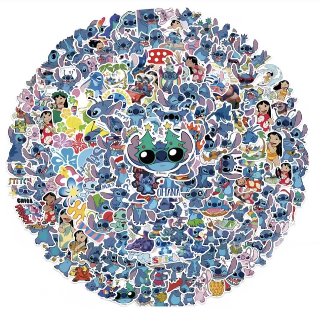 Stitch stickers (10 pcs) 