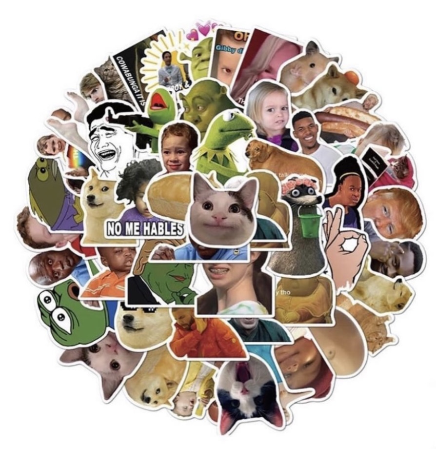Memes stickers (10 pcs)