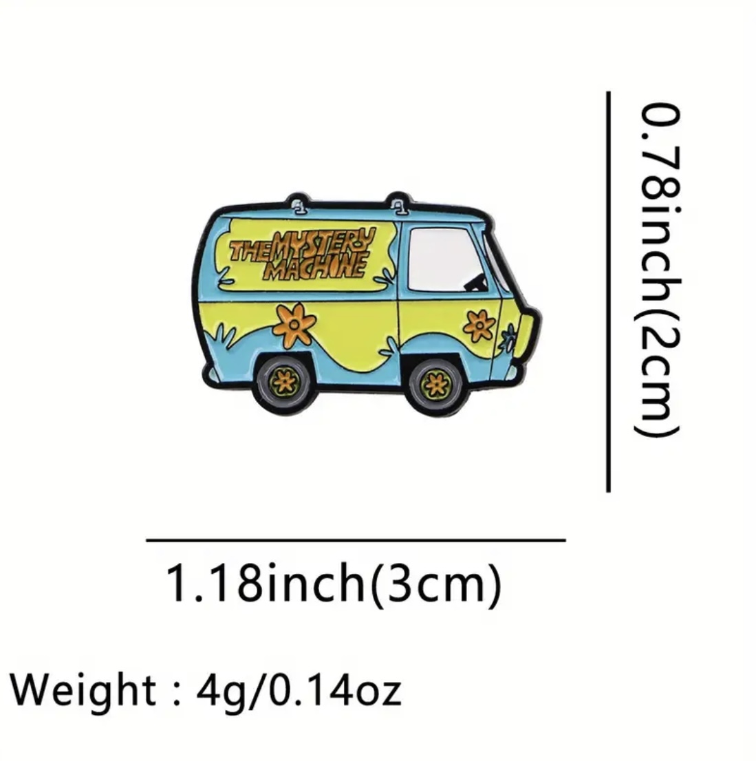 Scooby doo car pin