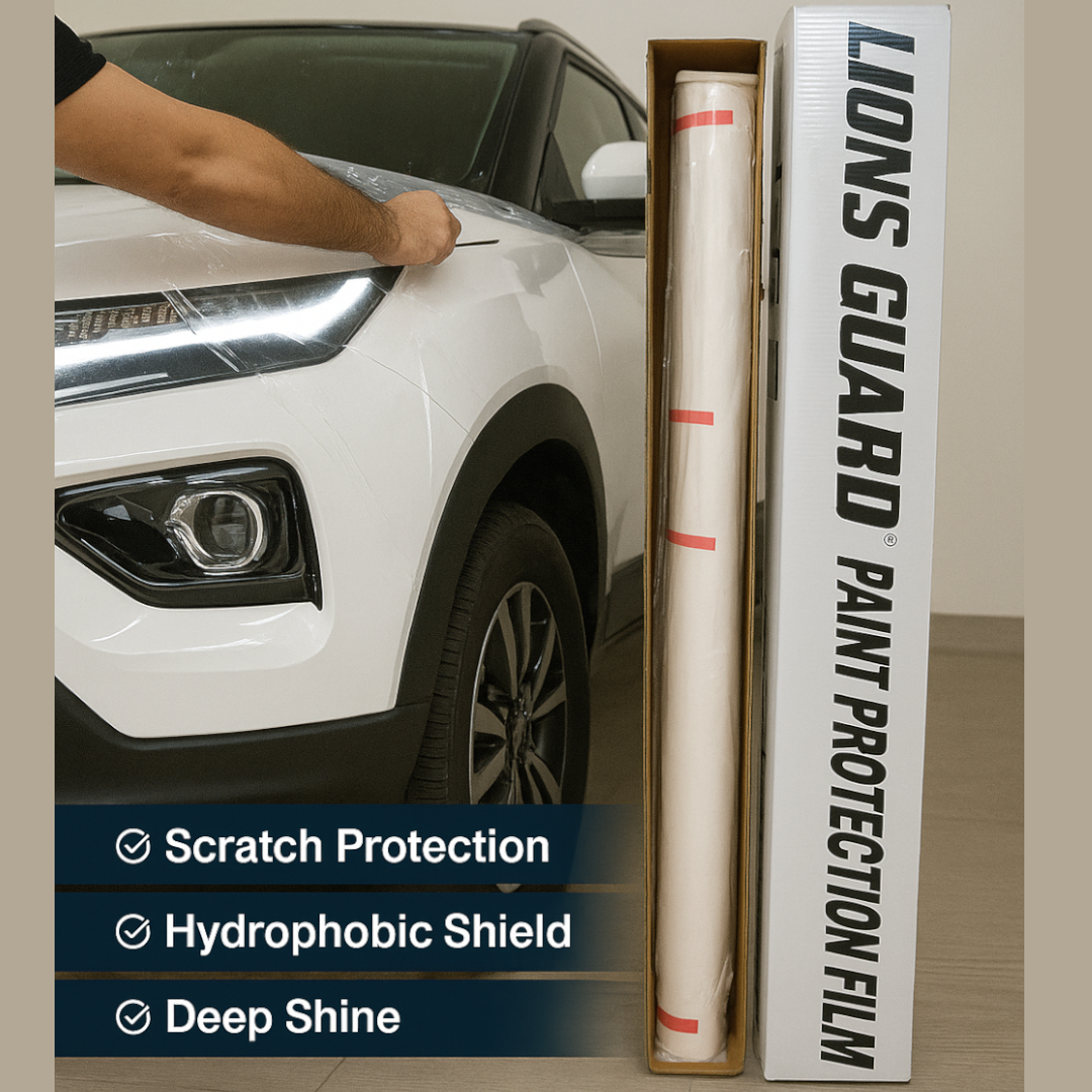LionsGuard 3 Years Paint Protection Film (PPF) – with 3 Year Glue Warranty