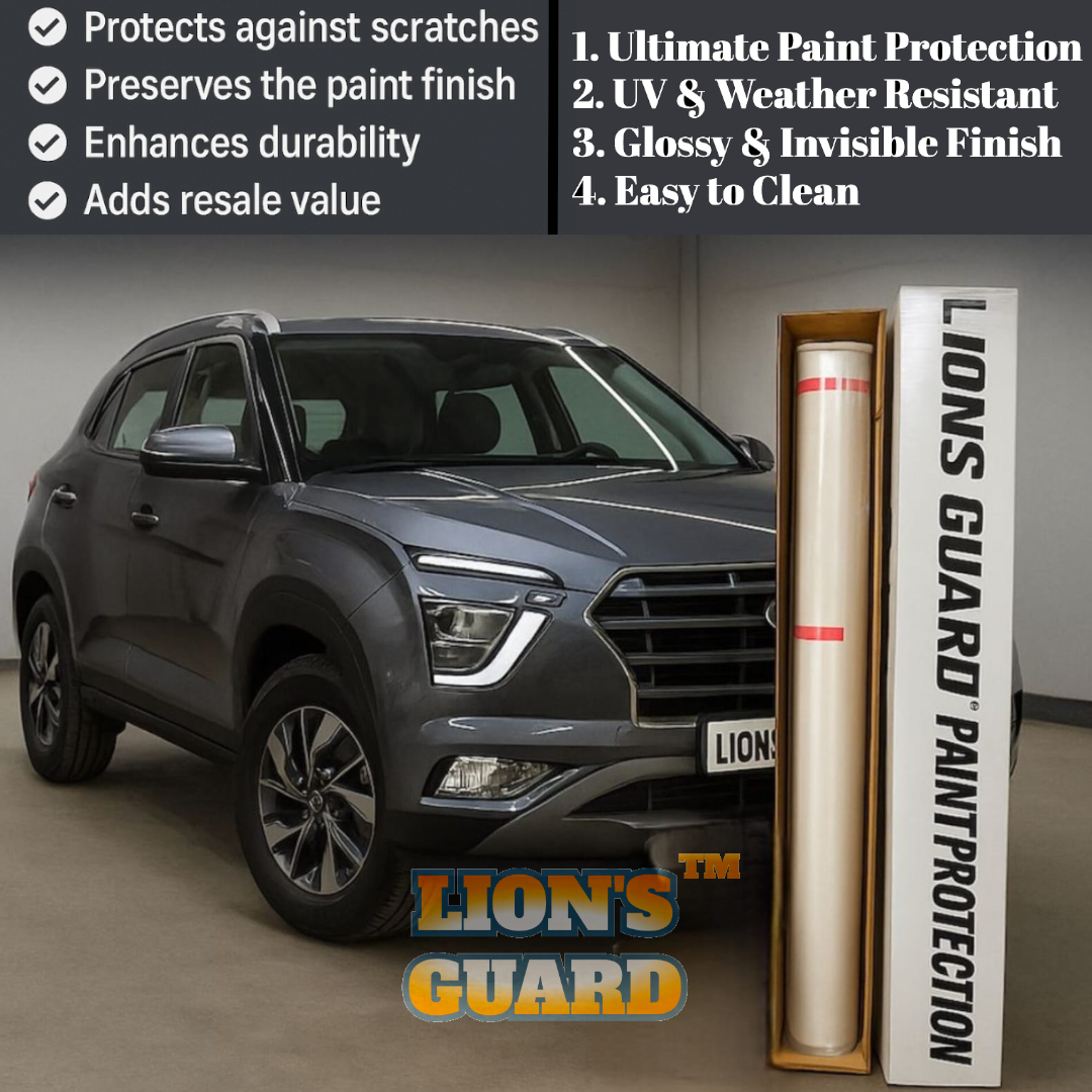 5 years warranty MATT 190 Micron Paint Protection Film – Premium TPU PPF  | Lions Guard
