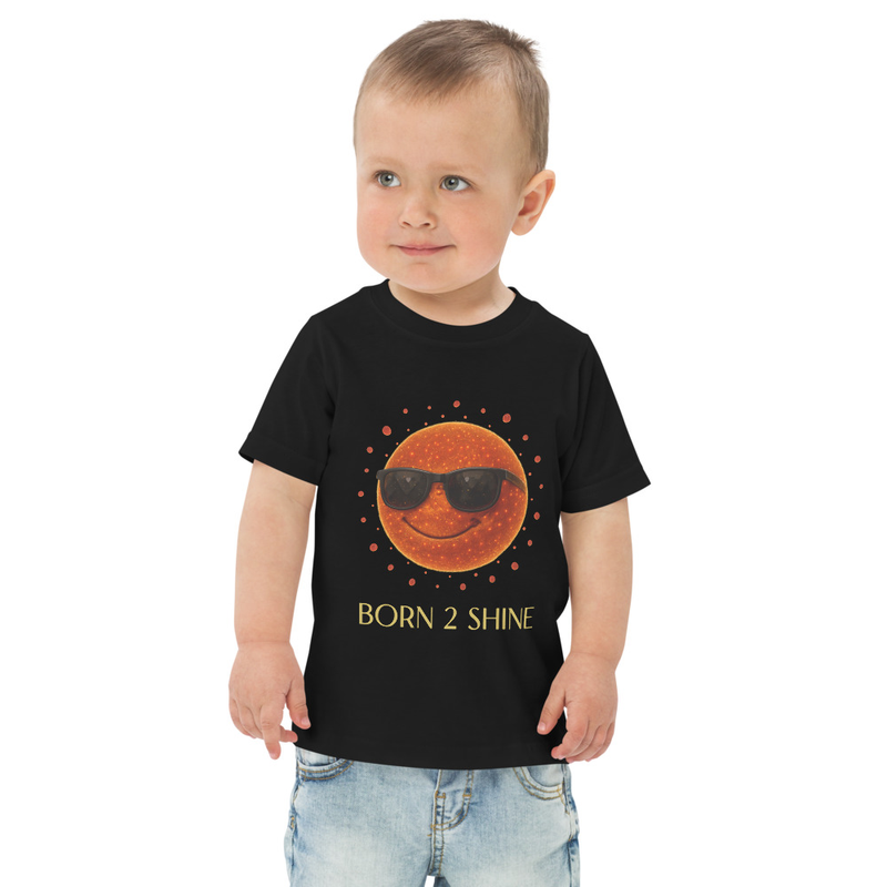 BORN 2 SHINE Toddler jersey t-shirt