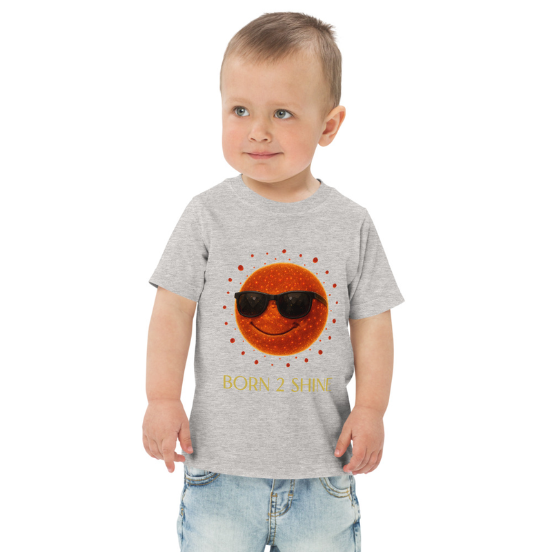 BORN 2 SHINE Toddler jersey t-shirt