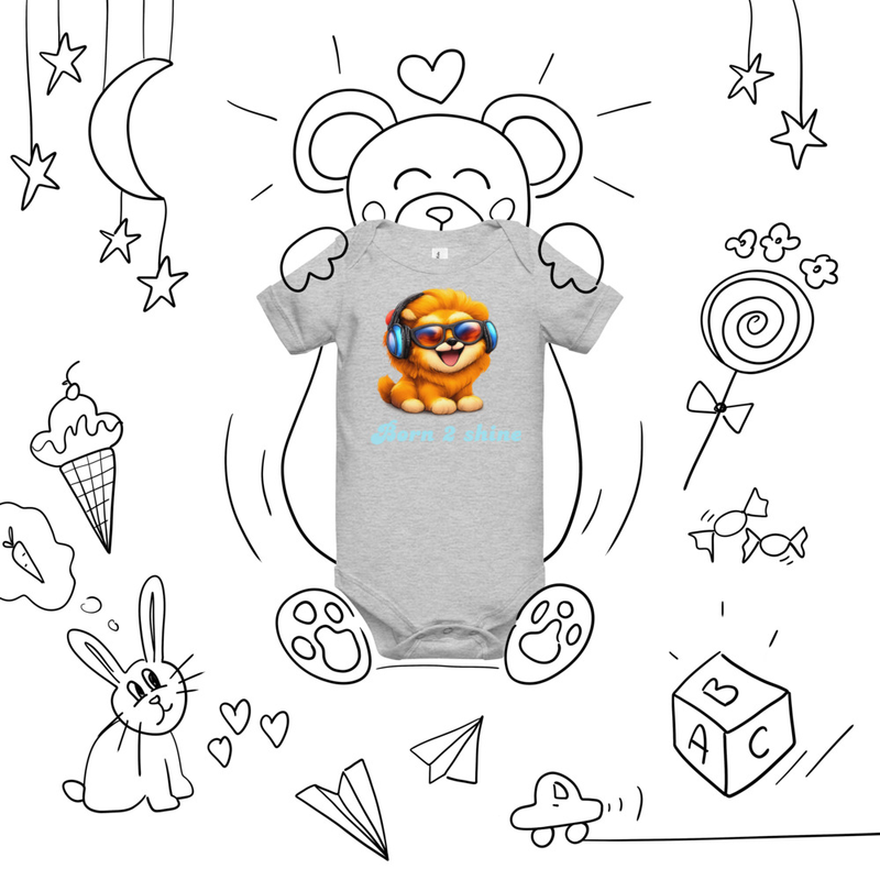 Born 2 Shine Baby short sleeve one piece