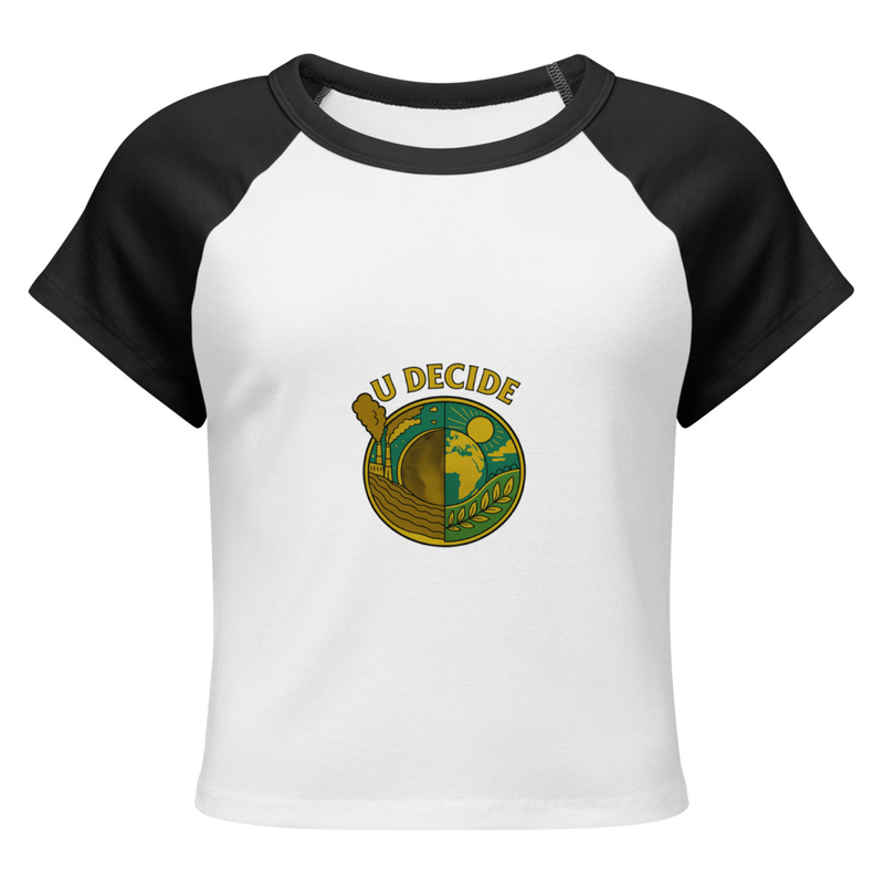 Women’s micro rib raglan baby tee
