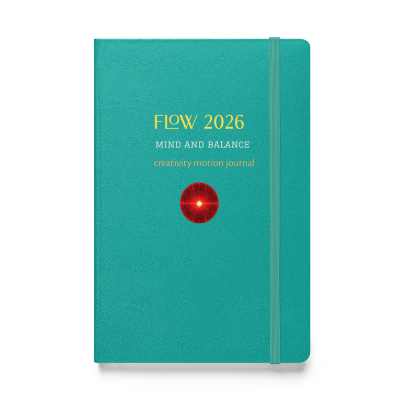 Hardcover bound notebook