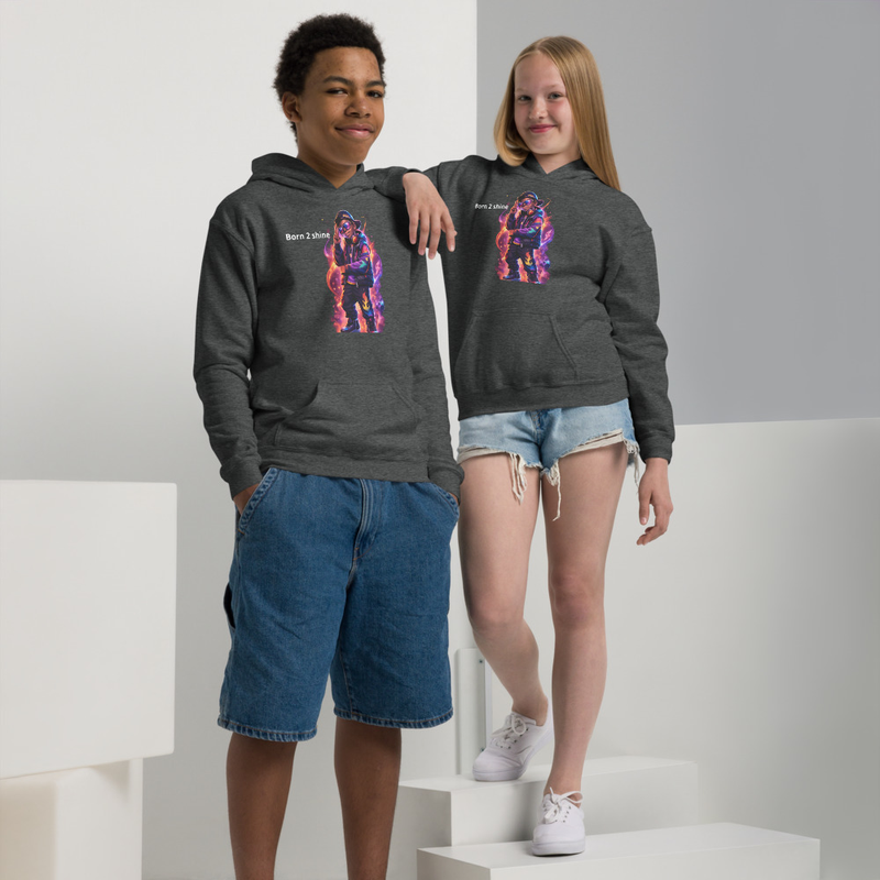Born 2 Shine Youth heavy blend hoodie