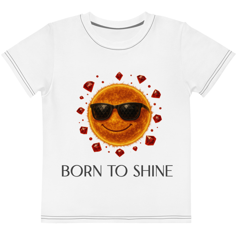 Born 2 Shine cotton crew neck t-shirt