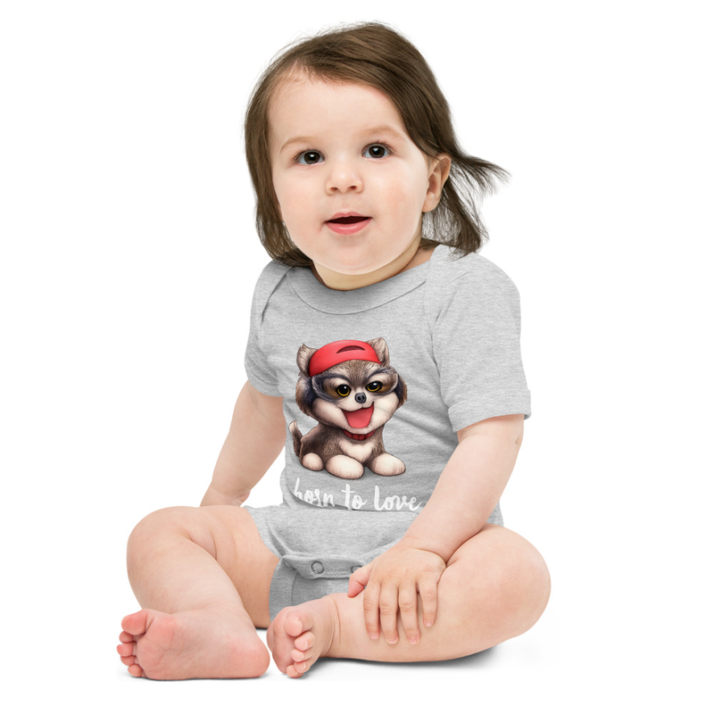 Born 2 Luv Baby short sleeve one piece