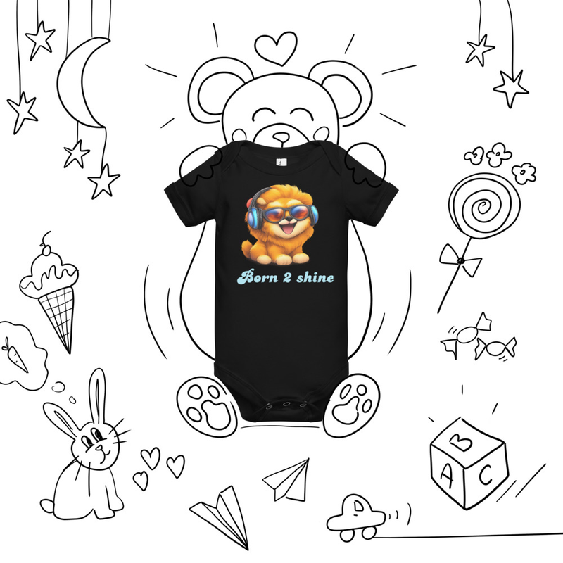 Born 2 Shine Baby short sleeve one piece