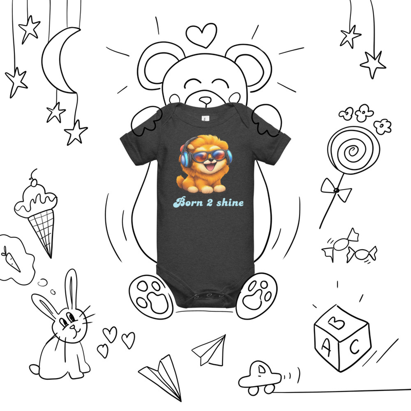Born 2 Shine Baby short sleeve one piece