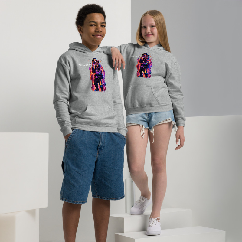 Born 2 Shine Youth heavy blend hoodie