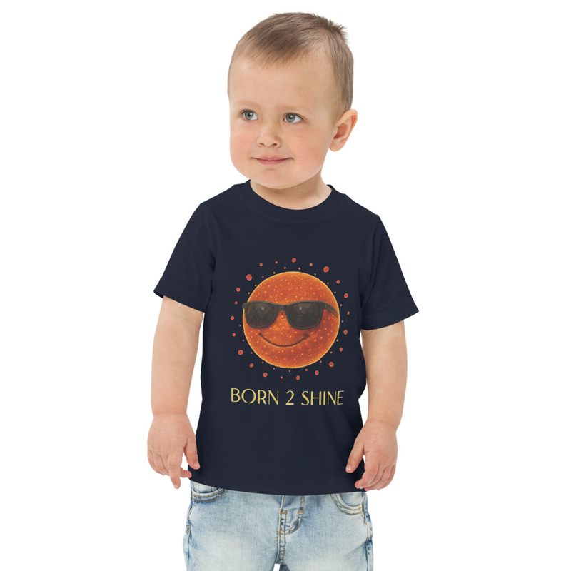 BORN 2 SHINE Toddler jersey t-shirt