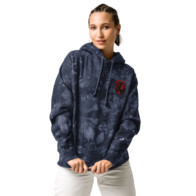 Unisex Champion tie-dye hoodie