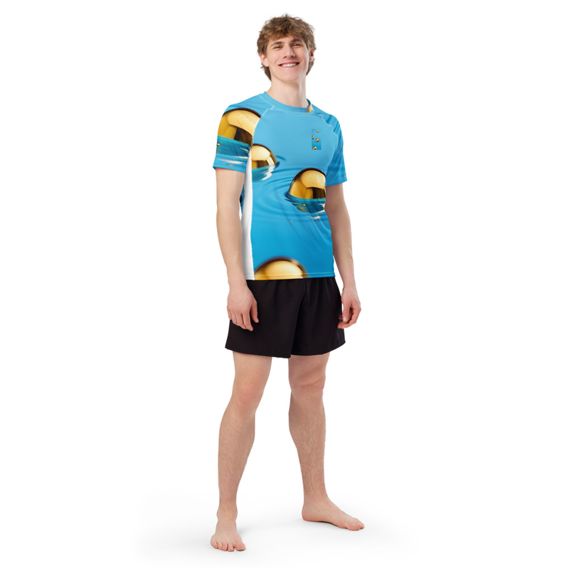 All-over print men’s rash guard