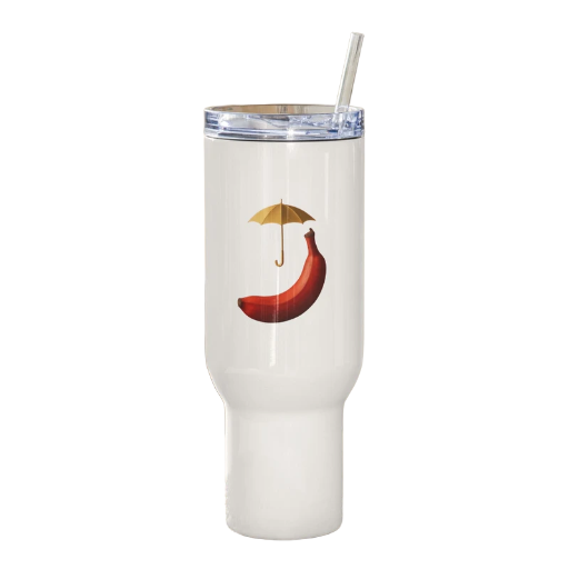 Travel mug with a handle