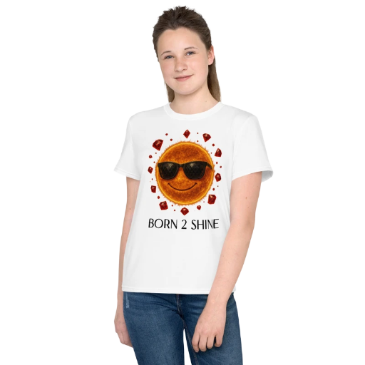 Born 2 Shine Youth crew neck t-shirt
