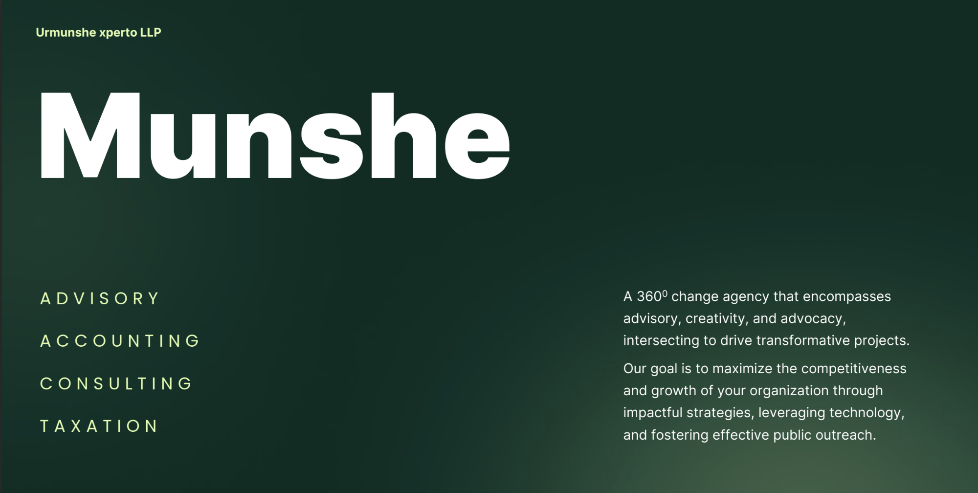 Financial Advisory Company Pitch Deck