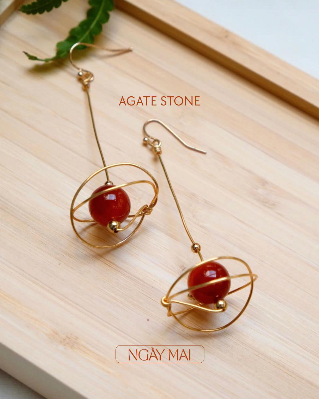 Agate Stone Earrings