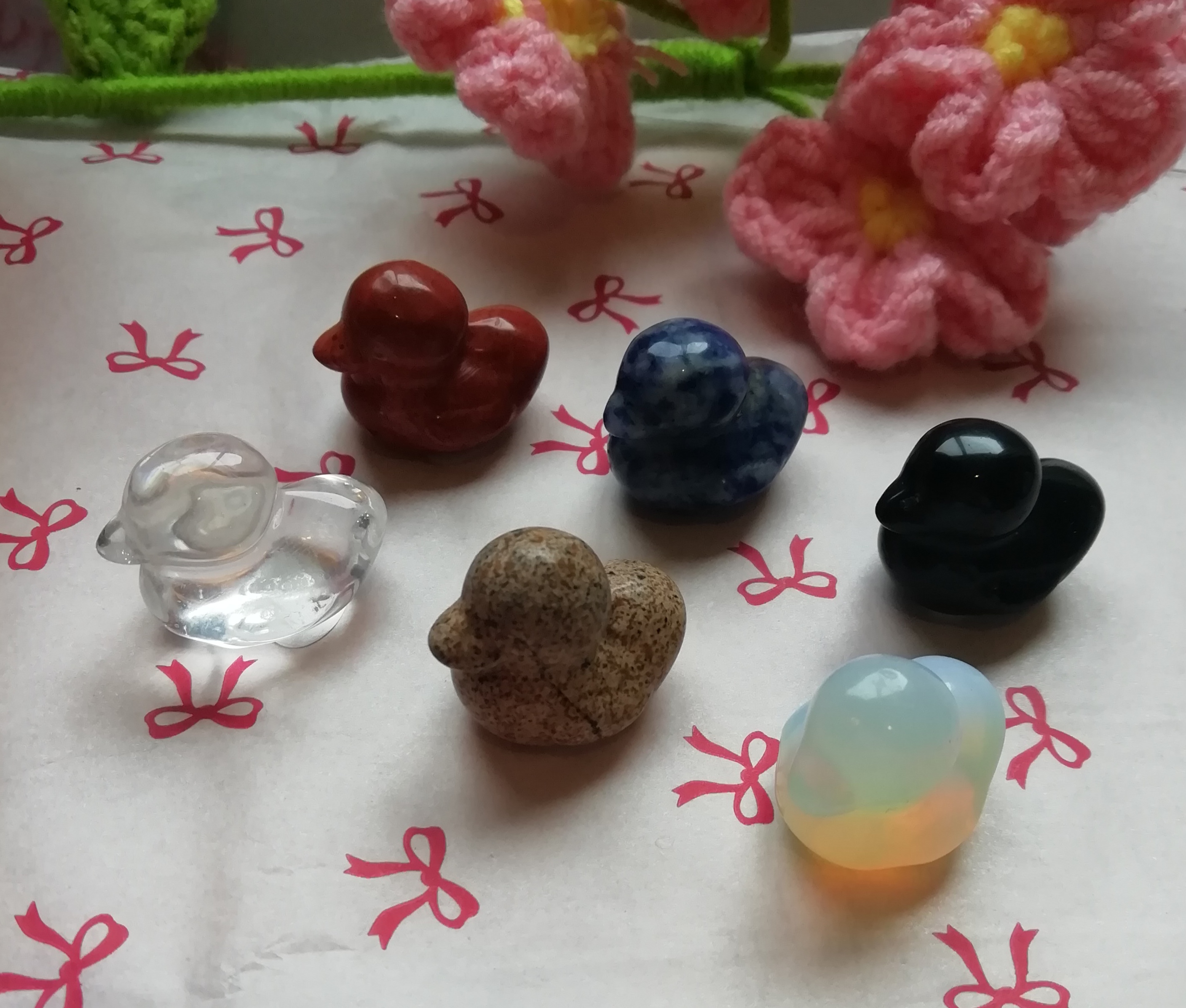 Crystal Duck Figurine