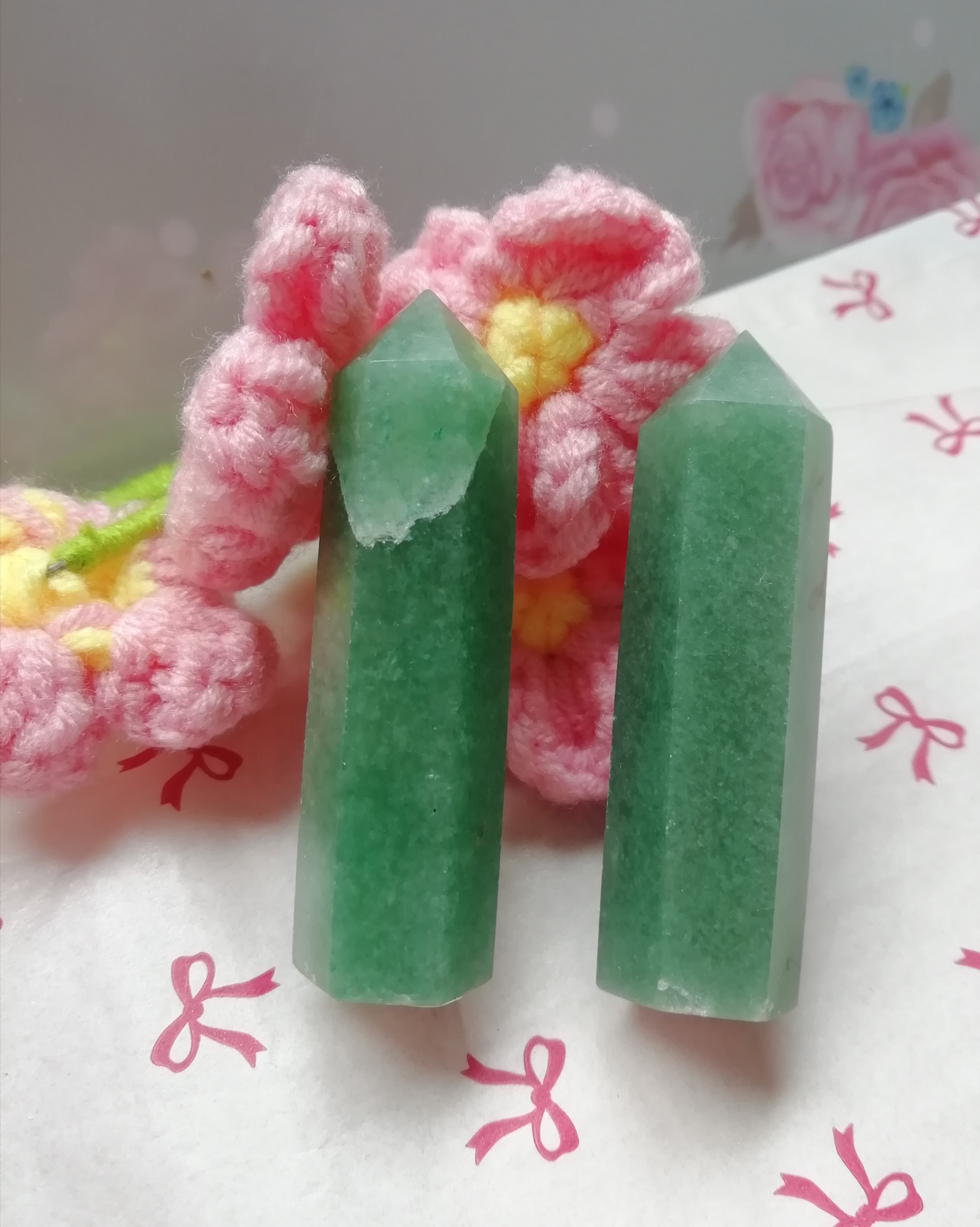 Green Aventurine Crystal Tower
