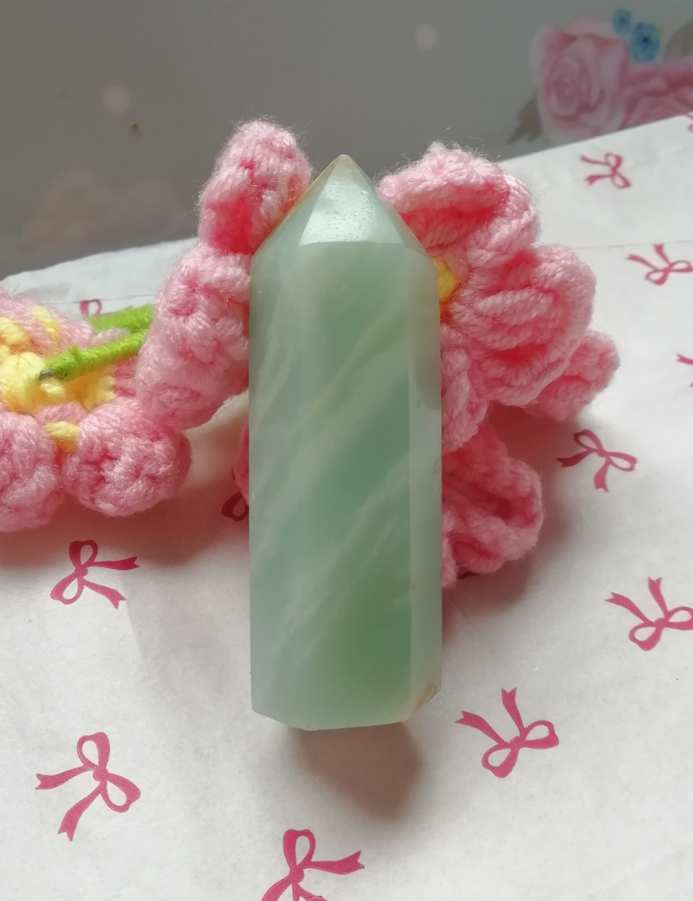 Blue Carribbean Calcite Tower