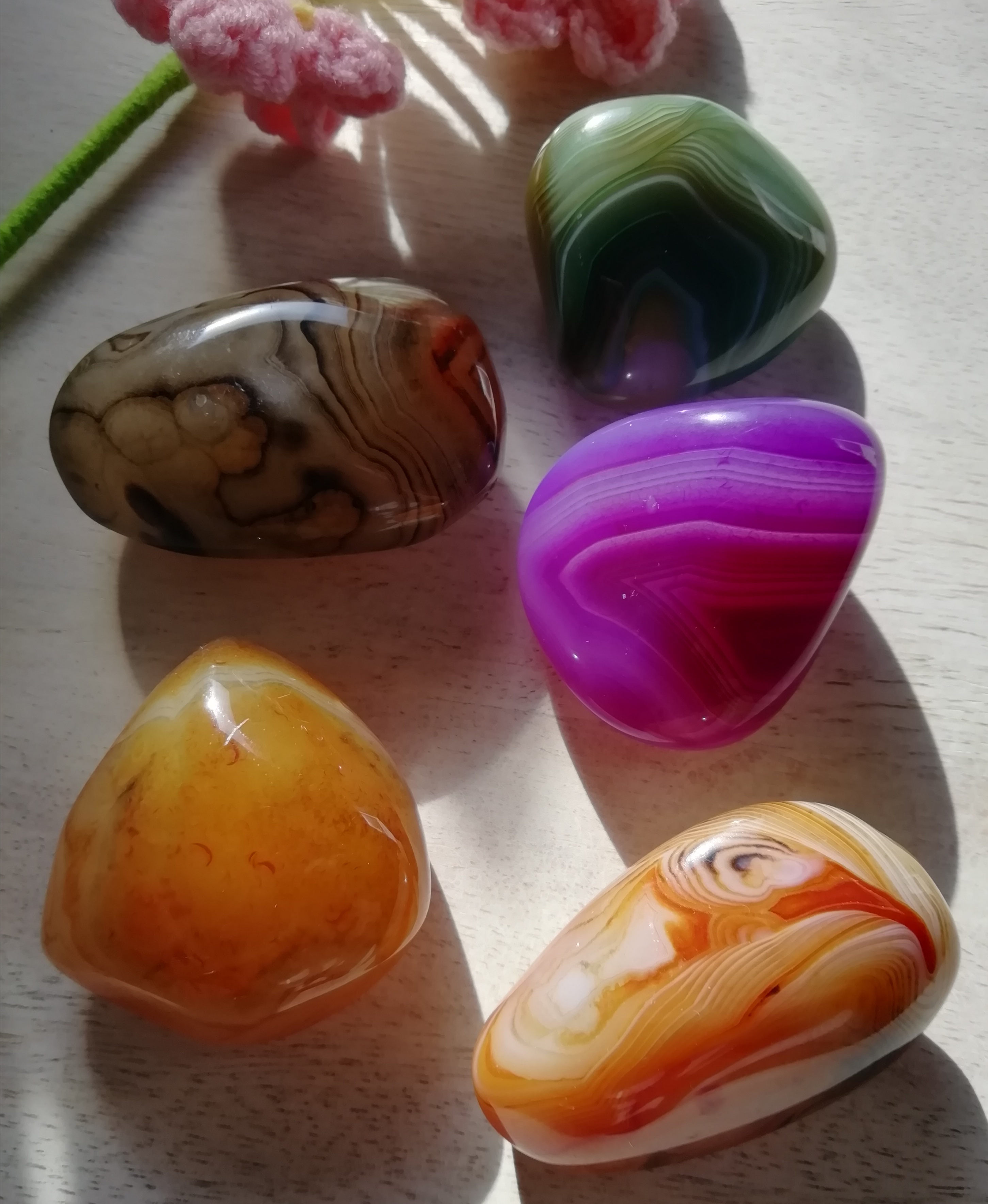 Polished Agate Gemstones
