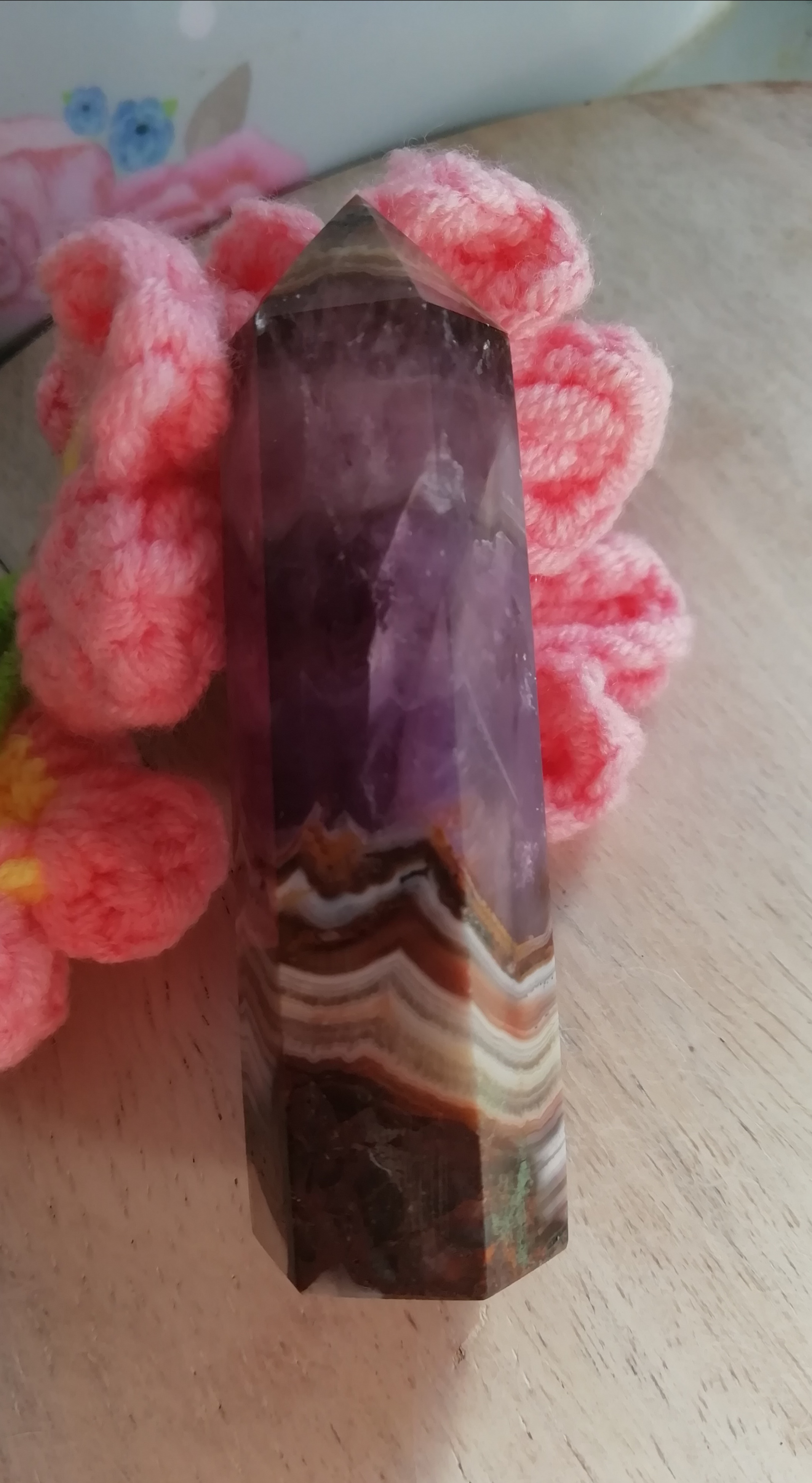 Polished Amethyst Crystal Tower