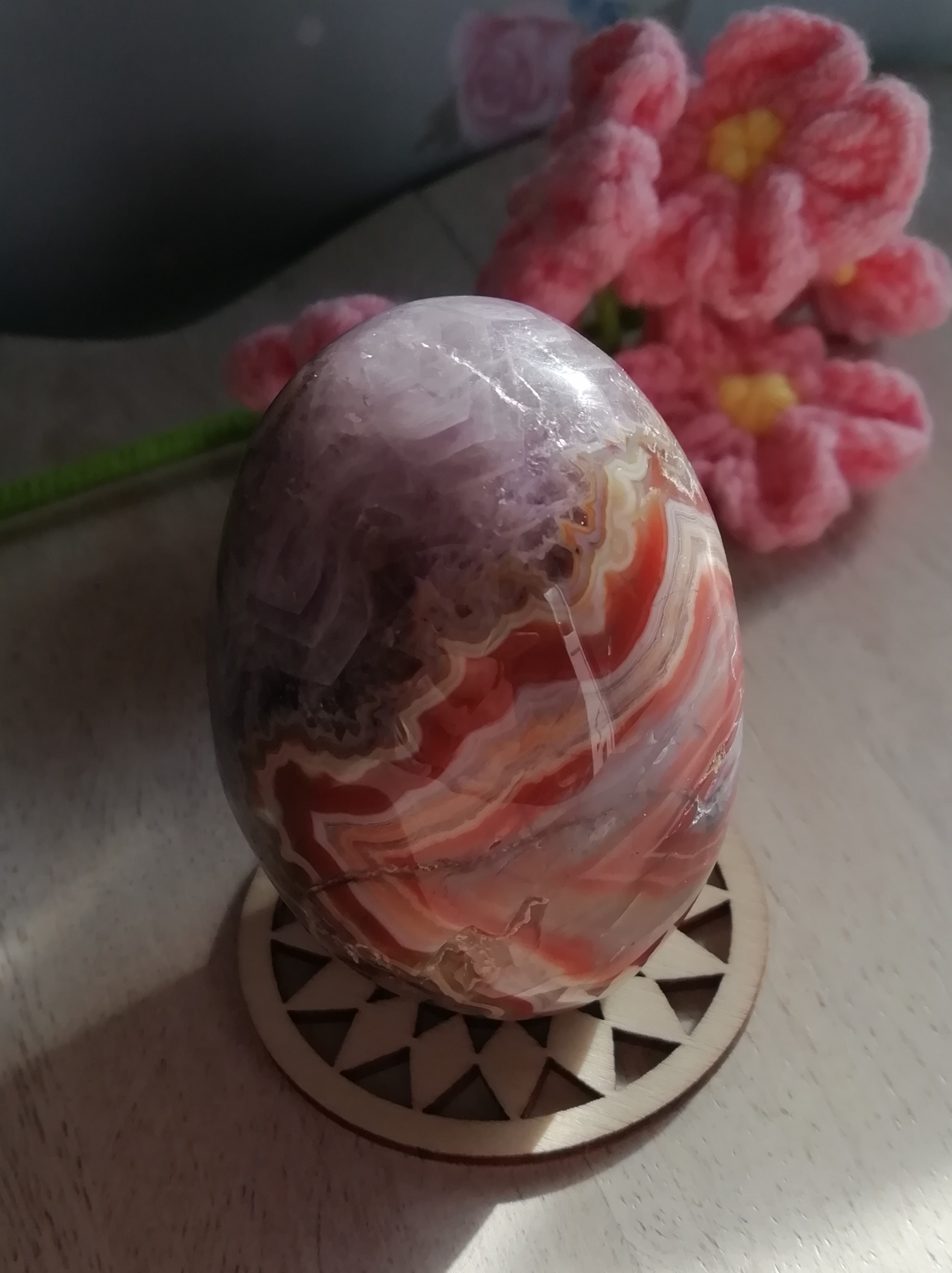 Polished Agate Egg