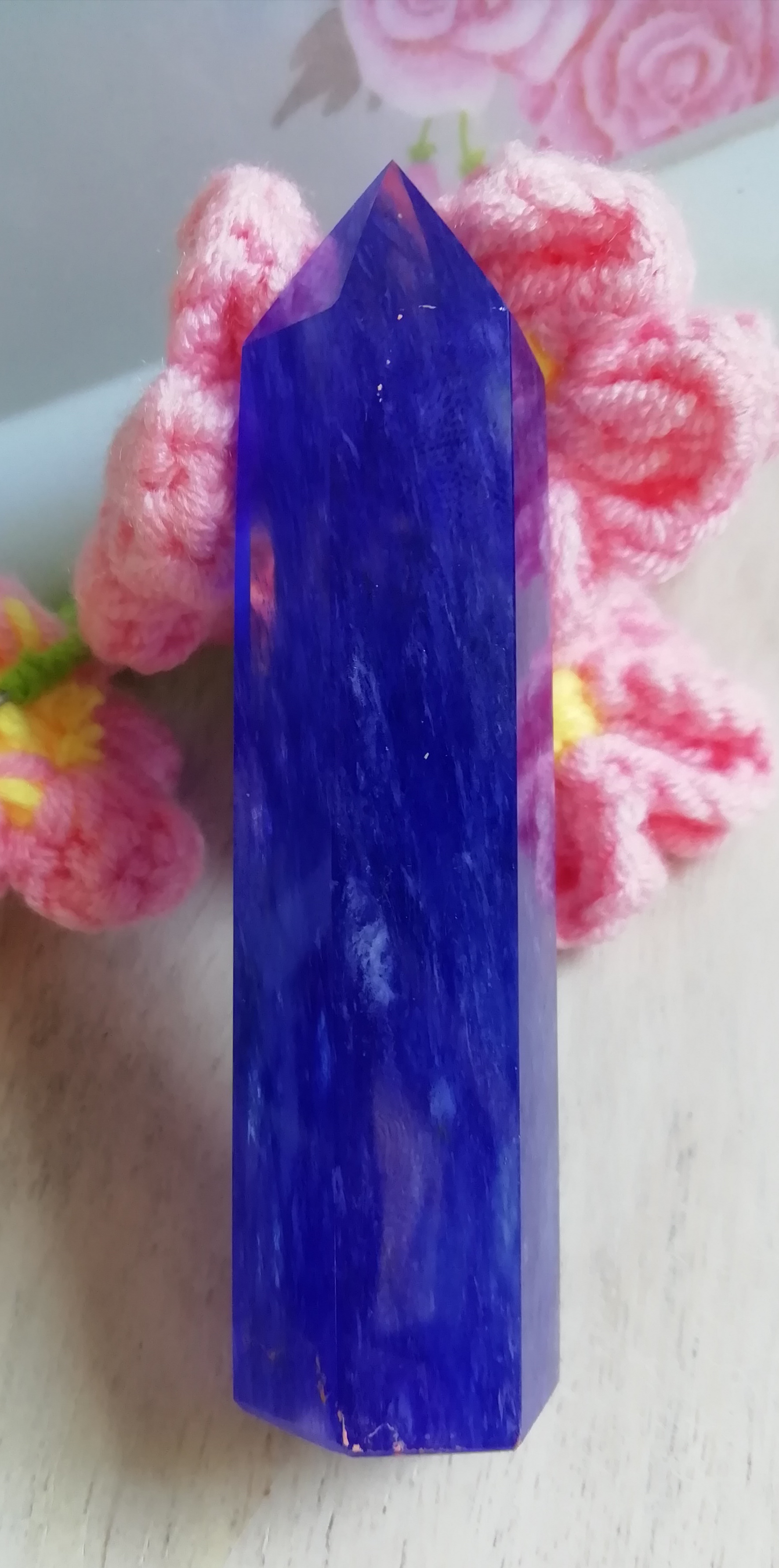 Blueberry Quartz Crystal Tower