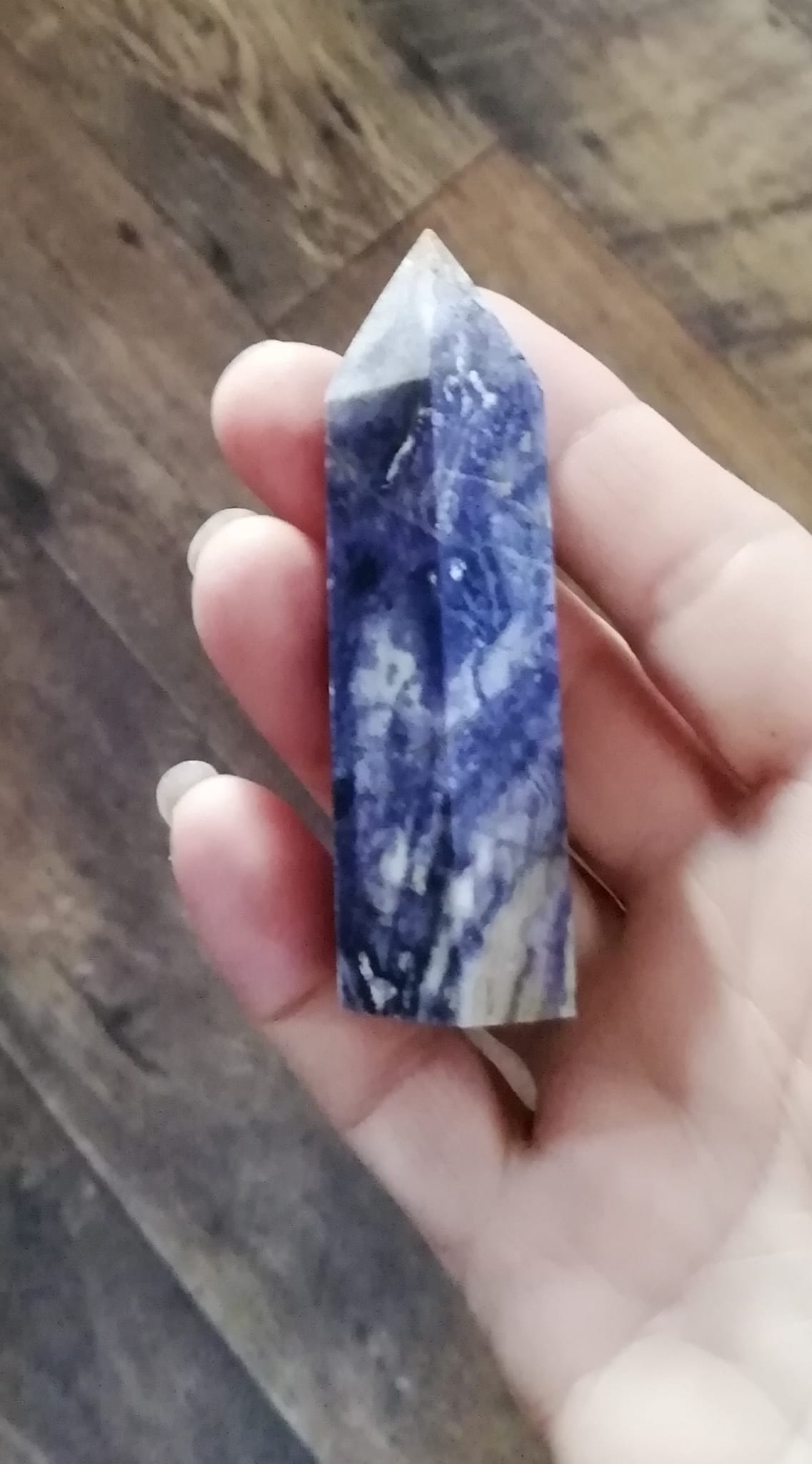 Purple Malachite Crystal Point